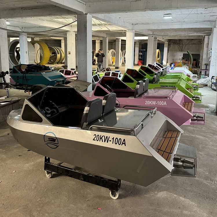 Safe Eco Friendly Mini Water Karting Boat, Stable Power Component For All Age Outdoor Water Park Surf Activity view 3