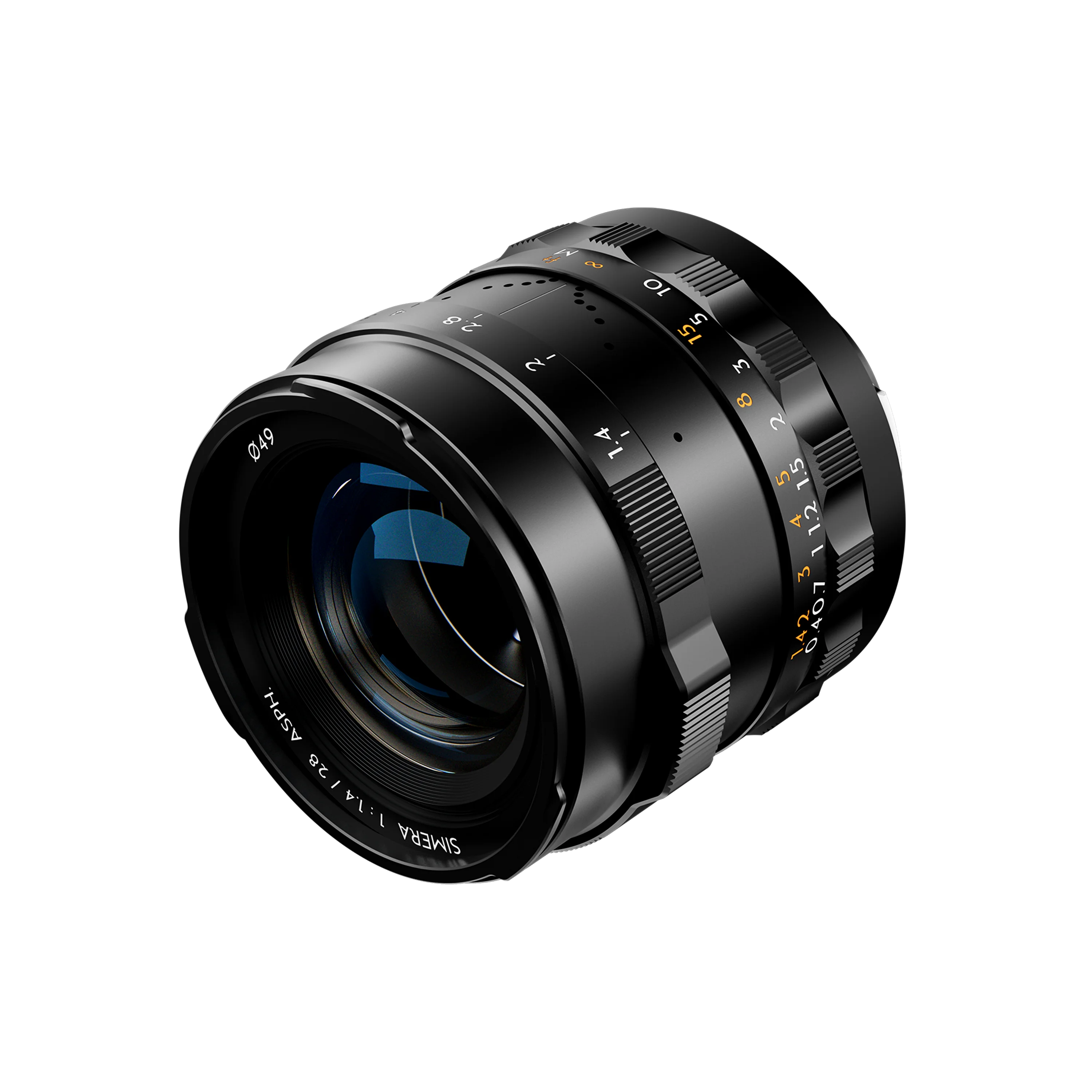 Simera 28mm f/1.4 M Mount Full-Frame Manual black Lens for Leica M