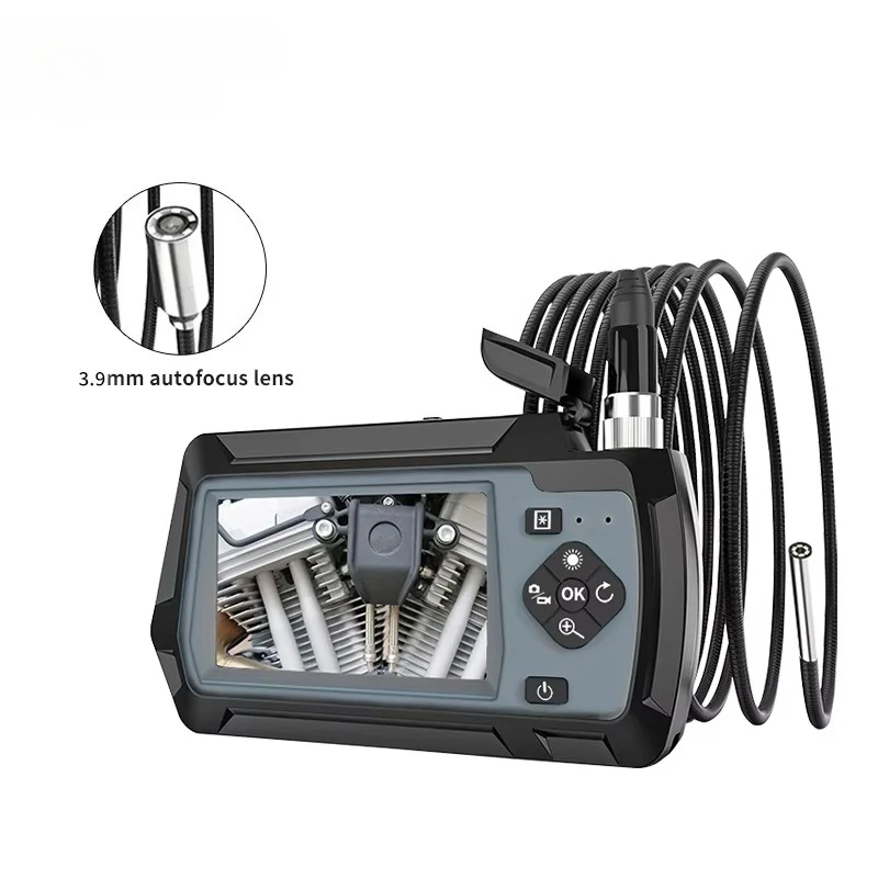 3.9mm Automotive Endoscope-Professional Pipeline Inspection Camera for Car Repair OEM 1 Year Warranty Battery Powered Plastic