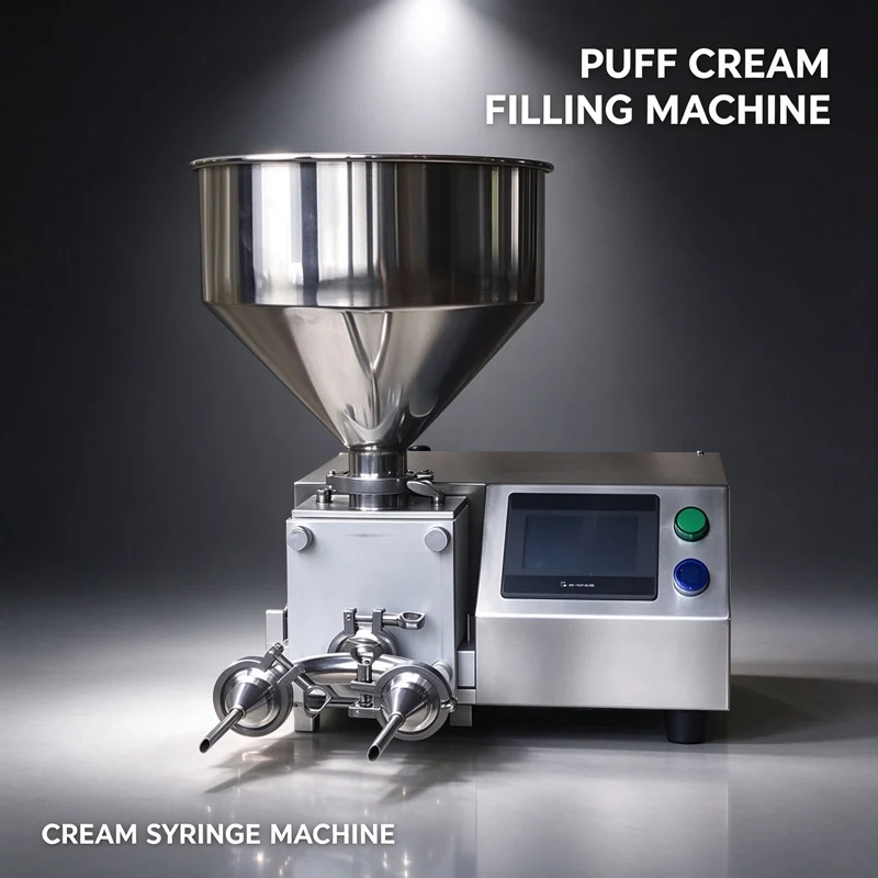 Automatic Quantitative Core Injection Machine Puff Cream Stuffing Croissant Filling Decorative Coating Grouting Sandwich Filling
