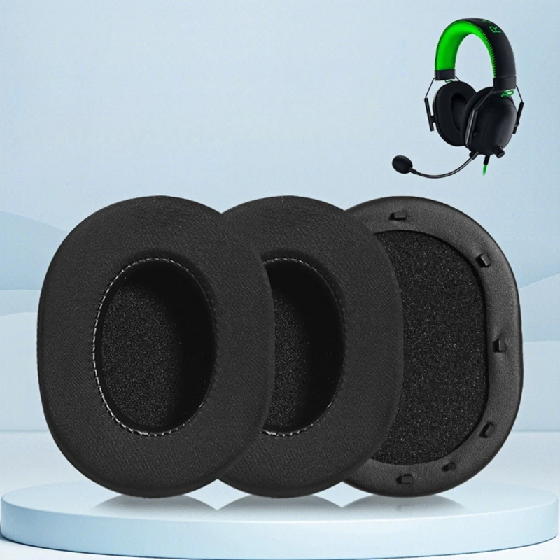 Comfort Ear Pads for Blackshark V2 Earphone Ear Pads High Strength Headphone Ear Pads Cover Durability Earpads