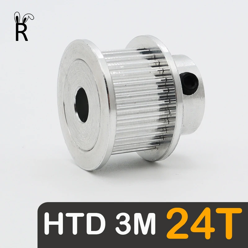 

HTD 3M 24Teeth Timing Pulley Bore 4/5/6/7-12/14/15mm 3M Gears 24T Belt Width 6/10/15mm HTD3M Pulley 24 Teeth Synchronous Wheels