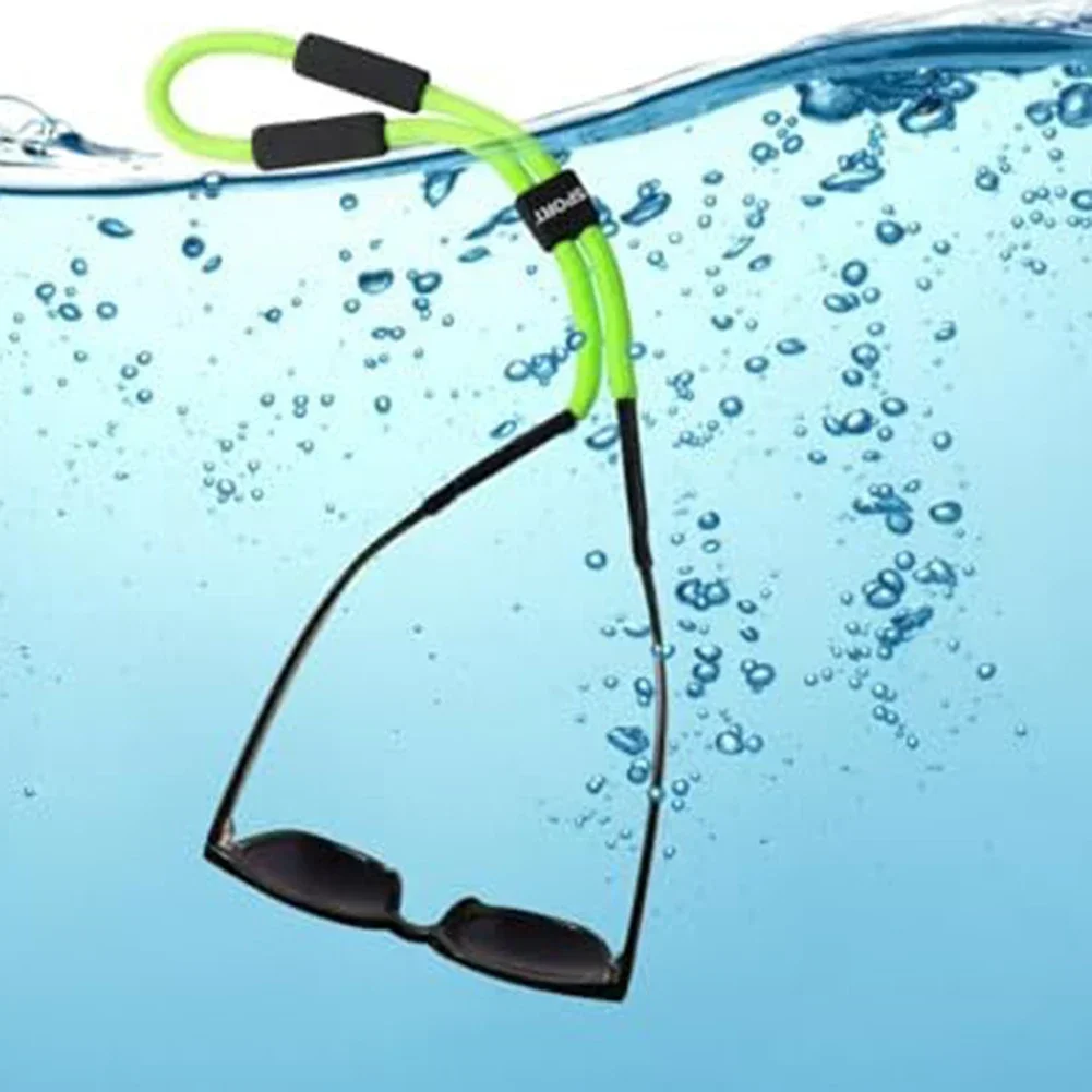 Colorful Floating Sunglass Straps Adjustable Length Comfortable Polyester Fit Suitable for Fishing Cycling Skiing
