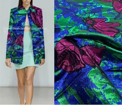 Woven Jacquard Brocade Fabric for Sewing Dress Windbreaker  Fashion Clothing Originality Desing Cloth Material