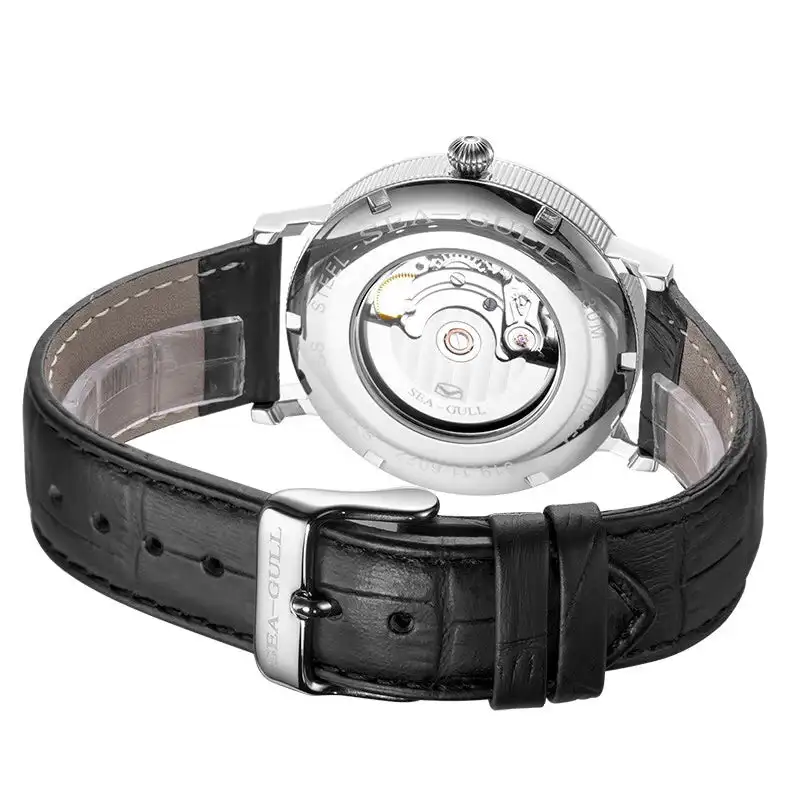 Seagull-Reloj de pulsera mecánico automático para hombre, cronógrafo de zafiro, resistente al agua, estilo pareja, negocios, a la moda, 819.11.6022