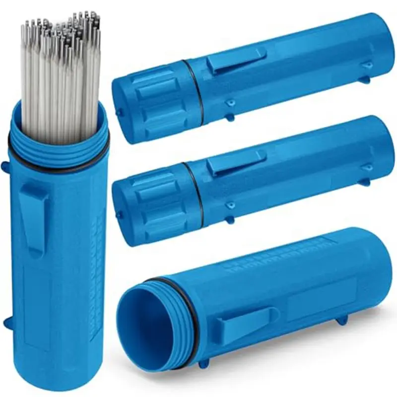 [NEWA64Z!】 4 Pcs Electrode Rod Storage Tube 14 Inch Welding Rod Storage Airproof Welding Rod Container Waterproof