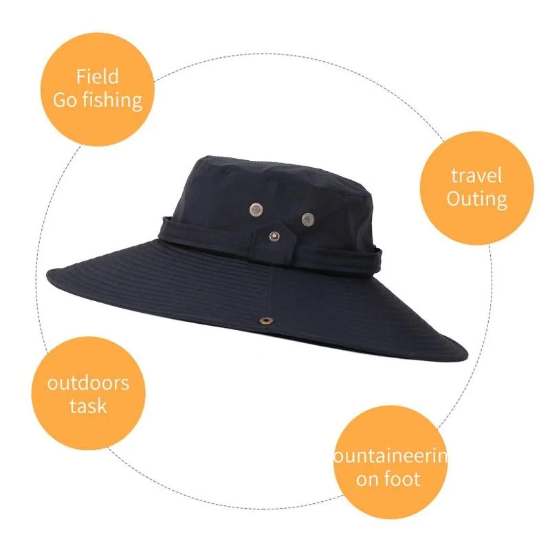 Spring Summer Bucket Hats Climb Travel Sunshade Cap Foldable Fishing Hat Portable Casual Caps for Men Women