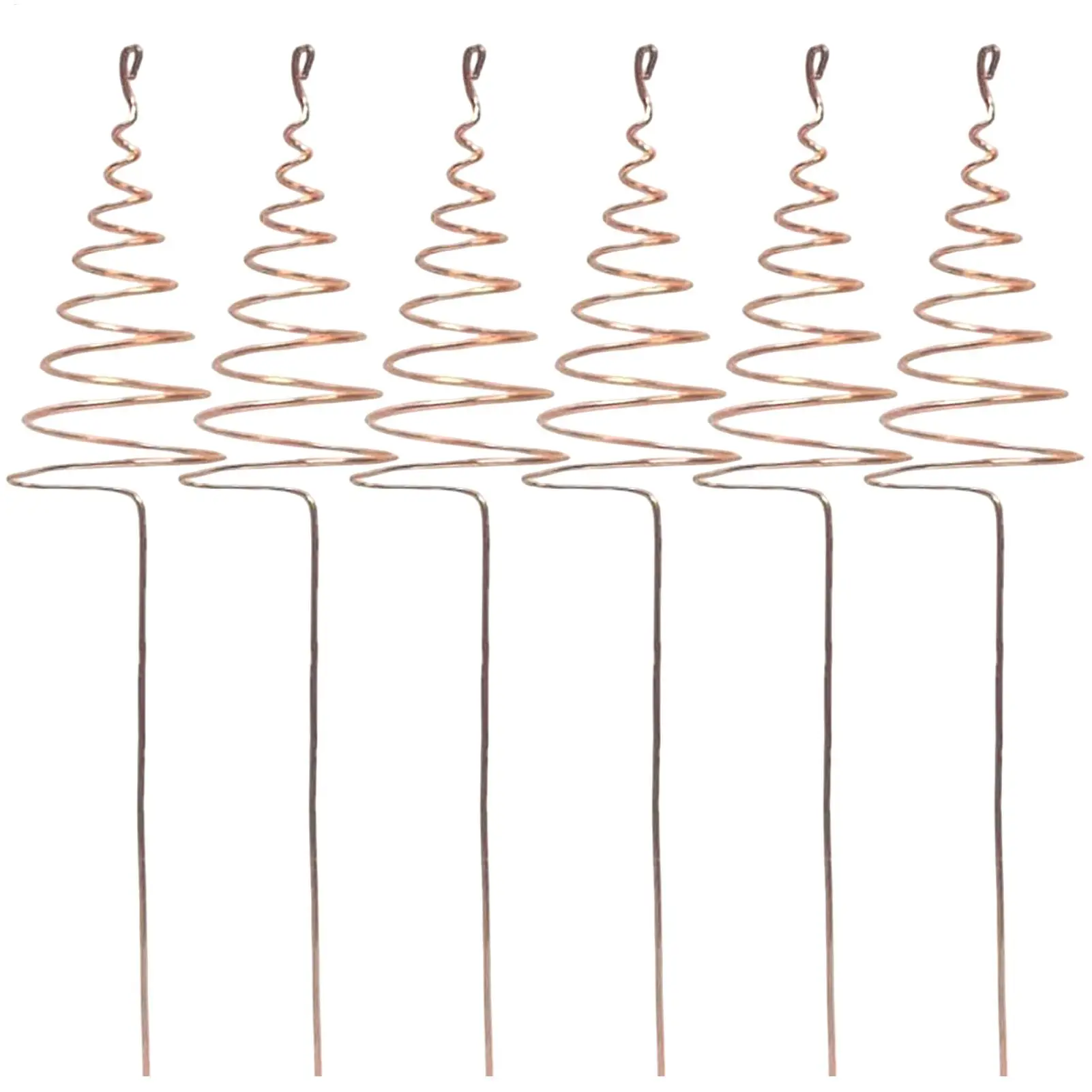 Copper Rods for Garden Set of 6 Outdoor Electroculture Garden Plant Stakes Stable Spikes Support for Growing Vegetables Planting