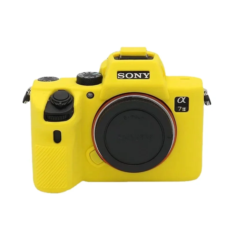 Dla Sony A7 III a7riii A7III a7m3 a7r3 A9 torba na aparat A7III miękka guma silikonowa aparat ochronny pokrowiec na korpus