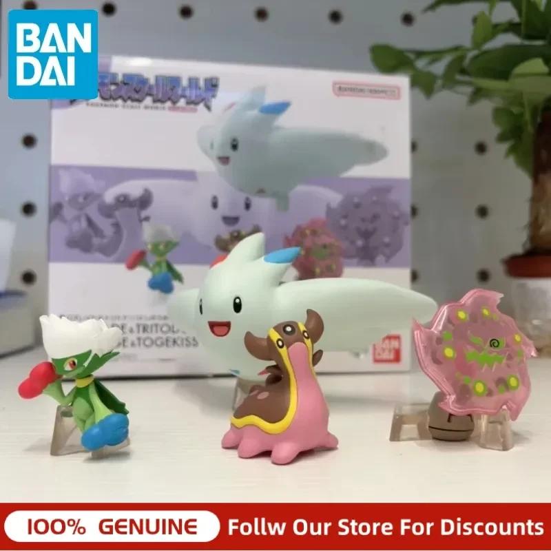 

Genuine Bandai Pokemon Scale World Figure, Gastrodon Spiritomb Roserade Togekiss Anime PVC Collectible Model Desktop Decor Gift
