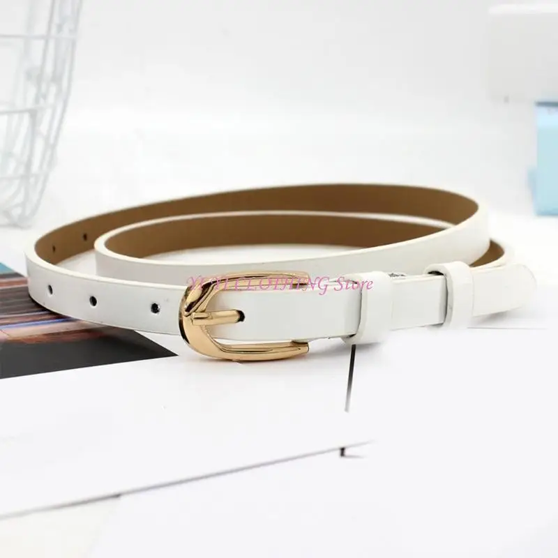 N5KF elegante cinturón cintura cuero piel sintética Cincher para mujeres Evento social negocios Diario Whingy Solid