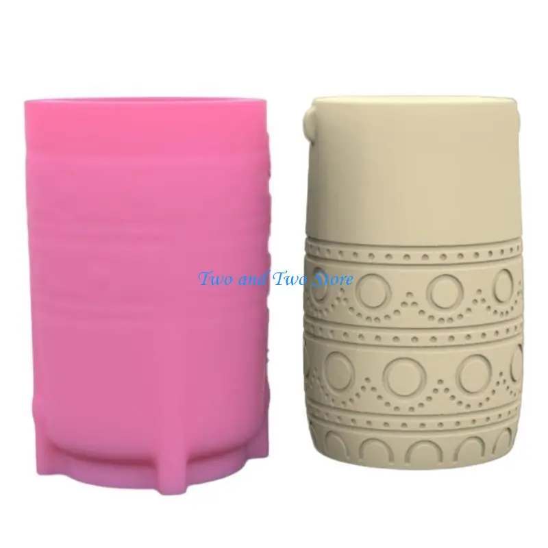 

HX6F Cartoon Figure Planter Mold Flexible Silicone Mold for DIY Cement Planter Making