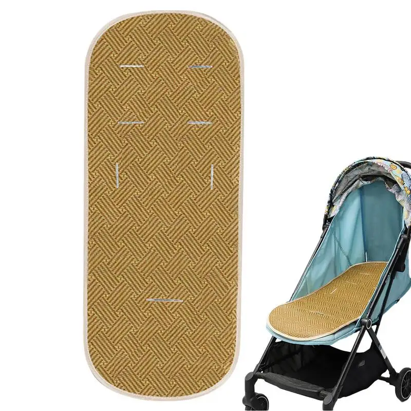 

Baby Stroller Liner Baby Car Seat Cooling Cushion Rattan Seat Pad Infant Child Cart Mat Kids Carriage Pram Stroller Accessories