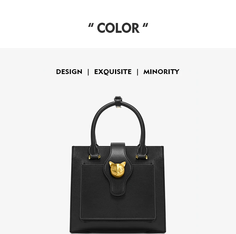 Bolsos de Mujer BAFELLI, NUEVO 2026, Moda de Celebridades, Bolso de Mano con Diseño de Gato, Bandolera, de Cuero, de Diseñador, Elegante y de Lujo