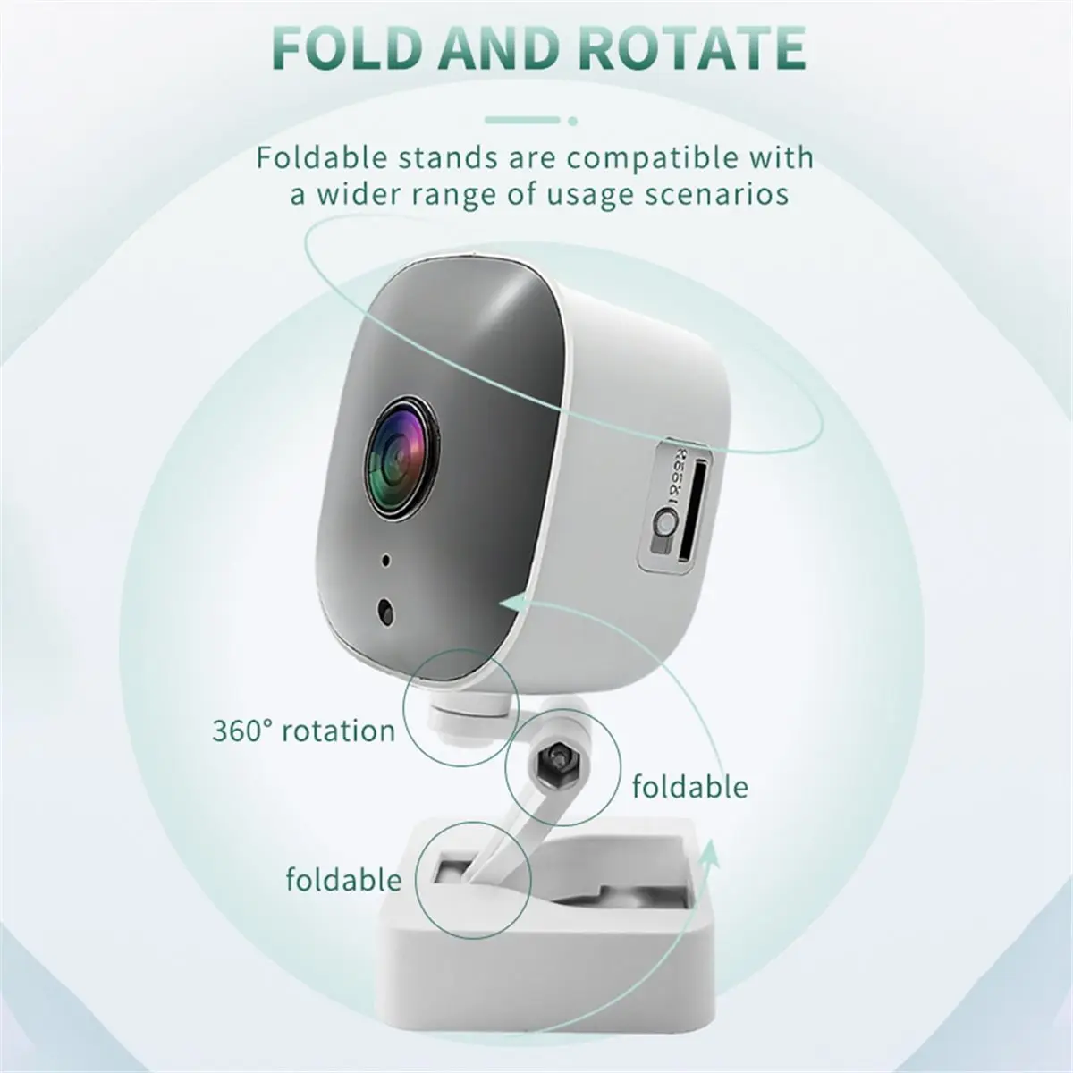 

Y69A 3-мегапиксельная поворотная умная камера с Wi-Fi управлением, 2-сторонней аудиосвязью, автоматическим отслеживанием, цветным ночным видением, монитор для помещений