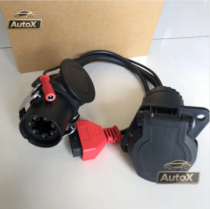 كابل محول Auto X EBS ISO 7638 Obd2 تشخيص المقطورة لبوش، لـ Autel، لمركبات Autocom وغيرها من المركبات الشاحنات