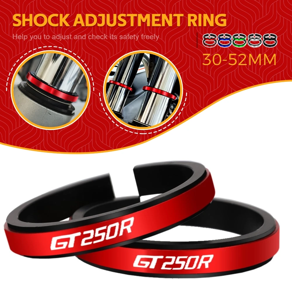 

FOR HYOSUNG GT250R 2006 2007 2008 2009 2010 Motorcycle Adjustment Shock Absorber Auxiliary Rubber Ring CNC Accessories 30MM-52MM