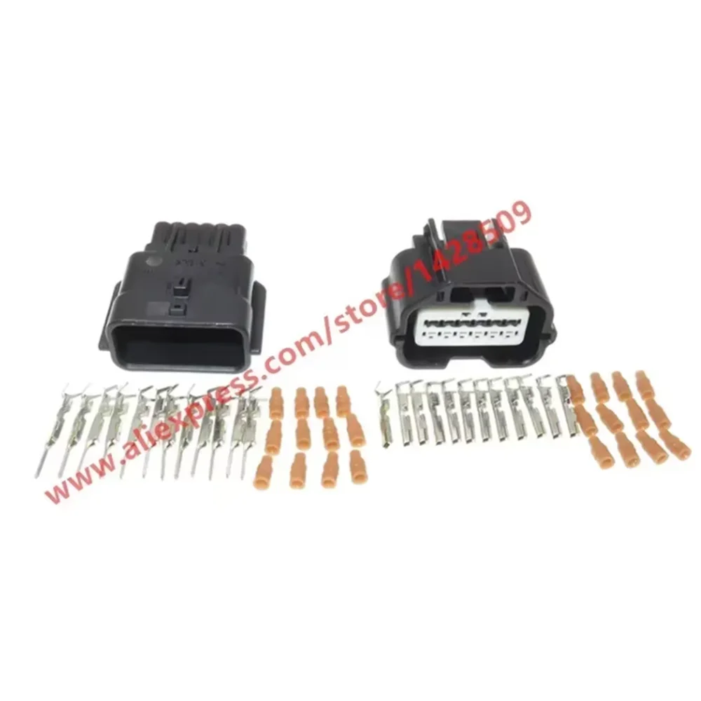 1 Set 12 Pin Automotive Air Flow Meter Harness Plug Waterproof Female Male Plugs For Nissan 7282-8854-30 7283-8854-30
