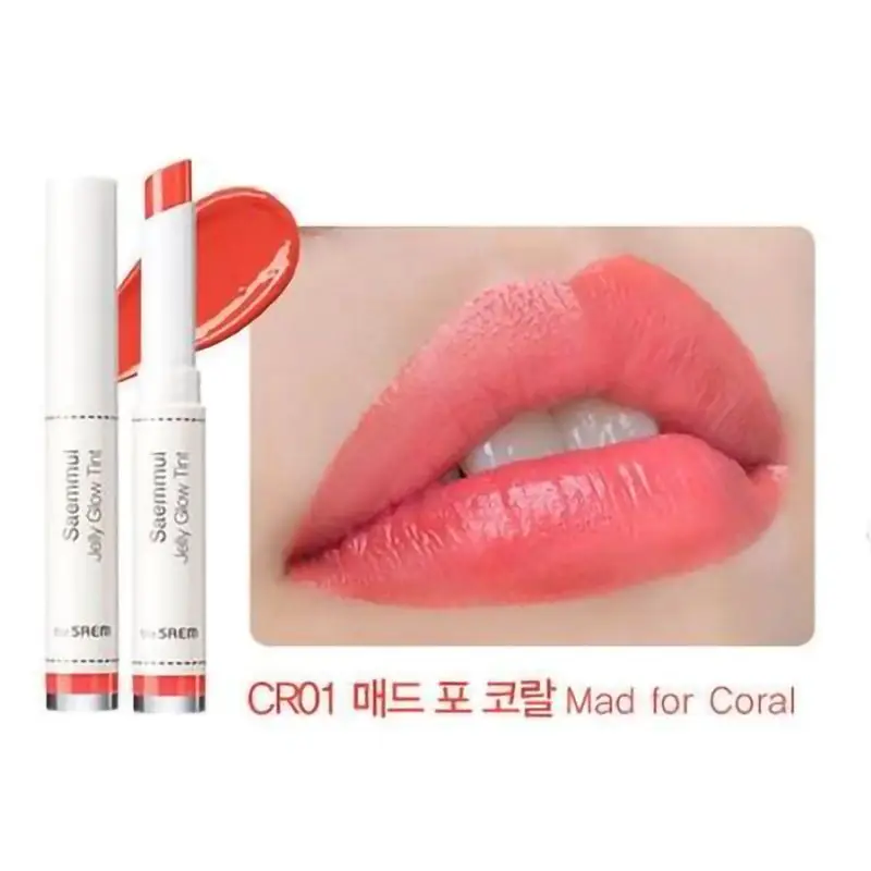 The Saem Saemmul Jelly Glow Tint Lip Lipstick Pen Makeup Waterproof Non-stick Cup Fashion Long Lasting Sexy Korea Cosmetics