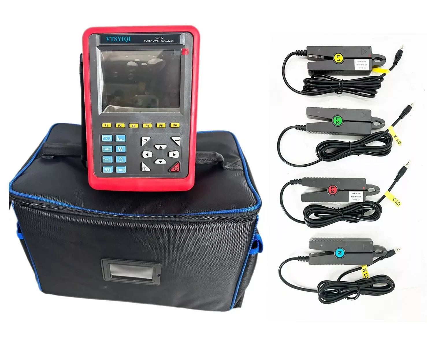 

Power Quality Logger Three-Phase Power Quality Analyzer with Current 10mA to 10A 590mA, continuous working 8hours.