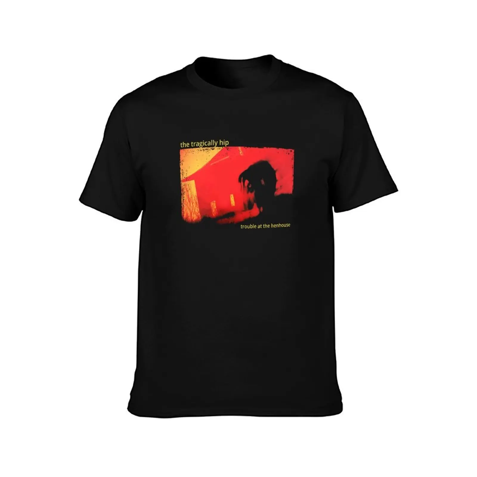 Vintage The Tragically Hip Trouble at the Henhouse Tour 1996 T-Shirt Casual Everyday Wear T-Shirt