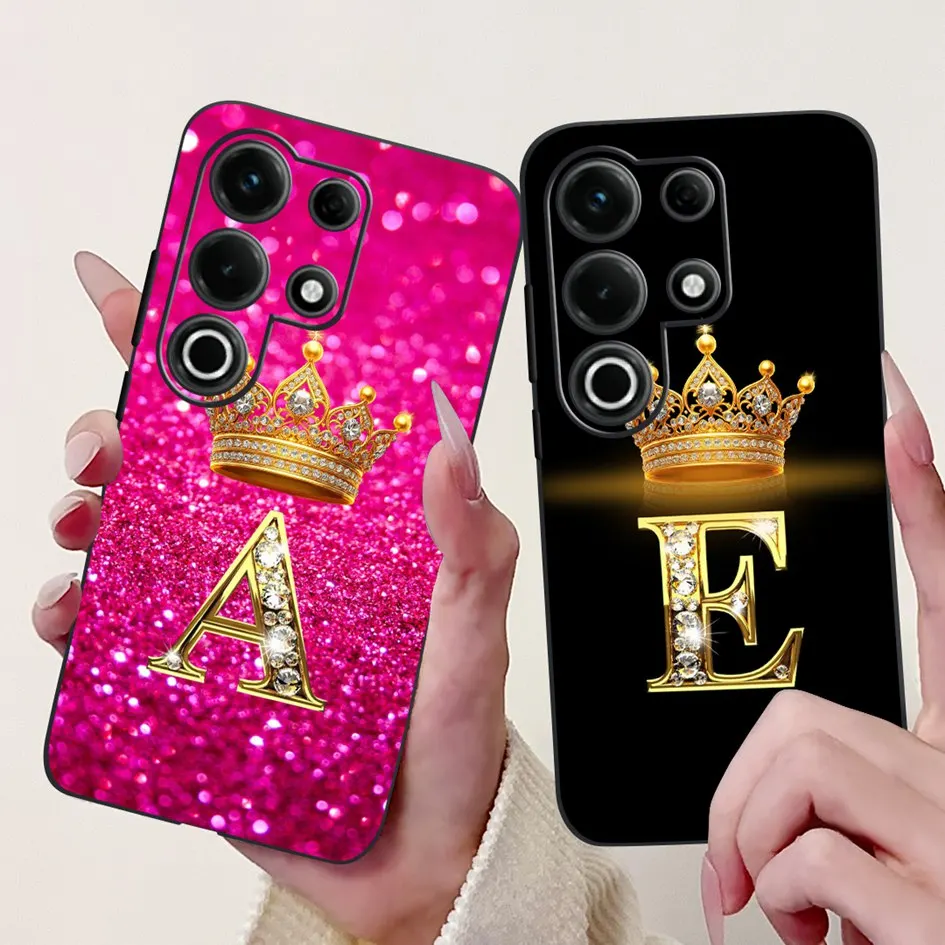 Для Itel S25 Ultra 4G S686LN чехол с милыми буквами в виде короны, мягкий силиконовый чехол для телефона для Itel S25 Ultra 4G Funda S25Ultra Coque