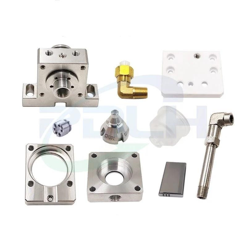 1PCS Lower Head Assembly Set with Wire Guide Conductive Block Connector Water Cap Cover for Chmer Wire EDM
