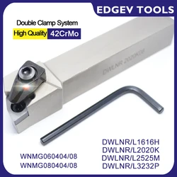 DWLNR2020K06 DWLNR1616H08 DWLNR2020K08 DWLNR2525M08 DWLNR3232P08 DWLNL2020K08 Turning Tool Holder Lathe Cutter WNMG080408 Insert