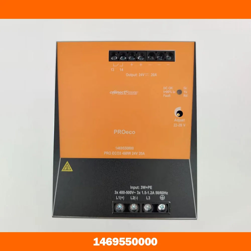 

For Weidmuller DIN-Rail Power Supply 3-Phase Rail Power PRO ECO3 480W 24V 20A 1469550000