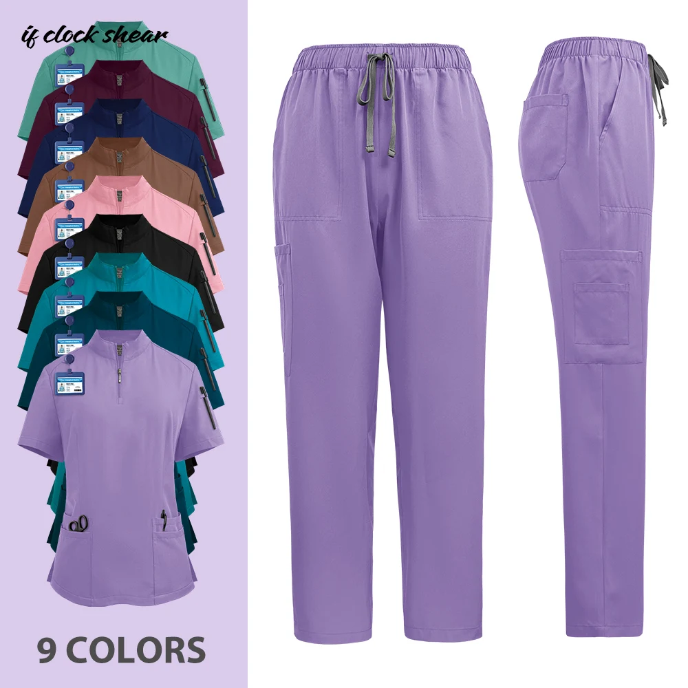 uniforme-de-clinica-dentaria-feminino-roupa-de-trabalho-de-farmacia-uniforme-de-enfermeira-anestesista-medico-hospitalar-cirurgia-conjuntos-de-esfoliantes-medicos-novo