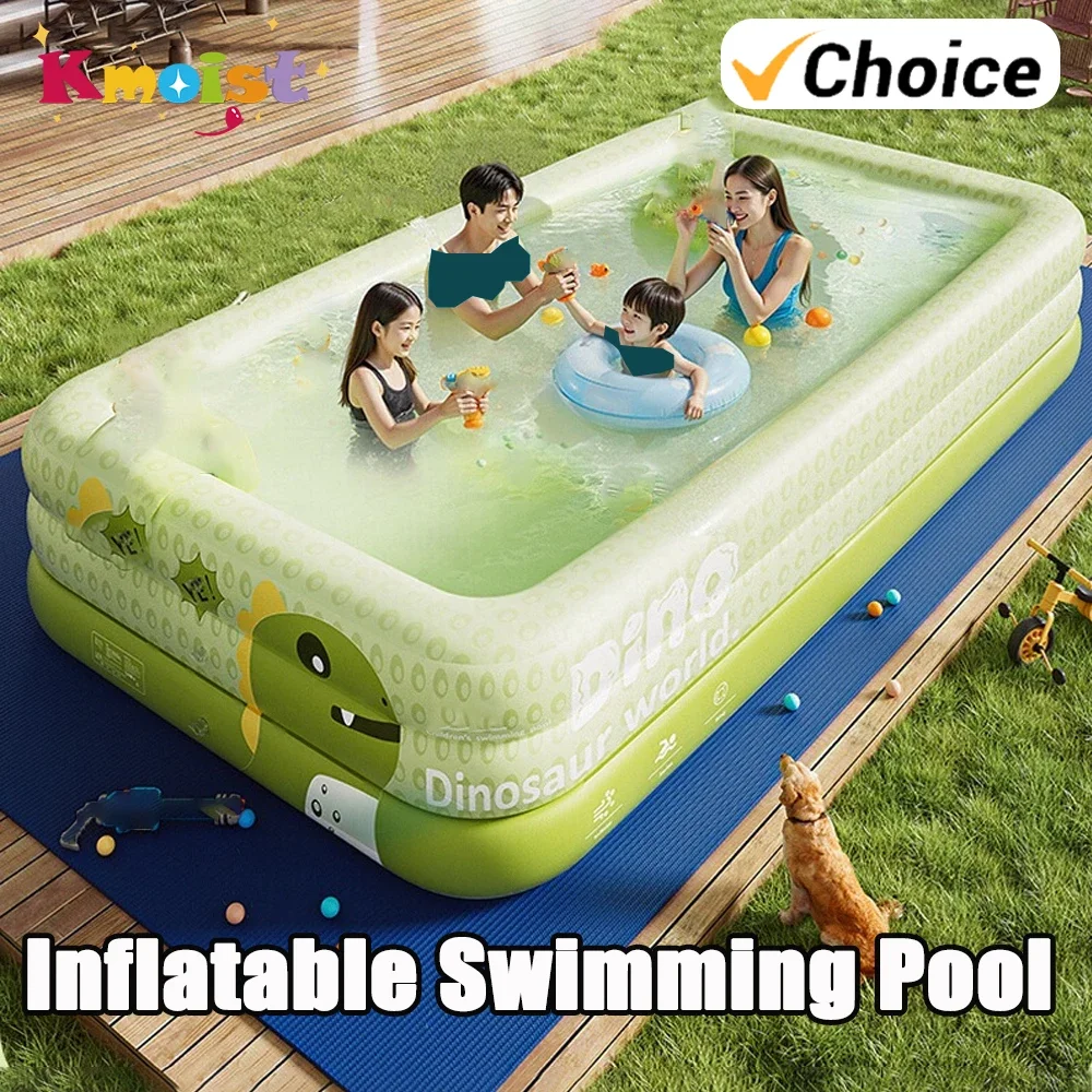 Big Inflatable Pools Removable Framed Large Pools Indoor and Outdoor Family Swimming Pool Folding Play Pool with Water Kid Gifts