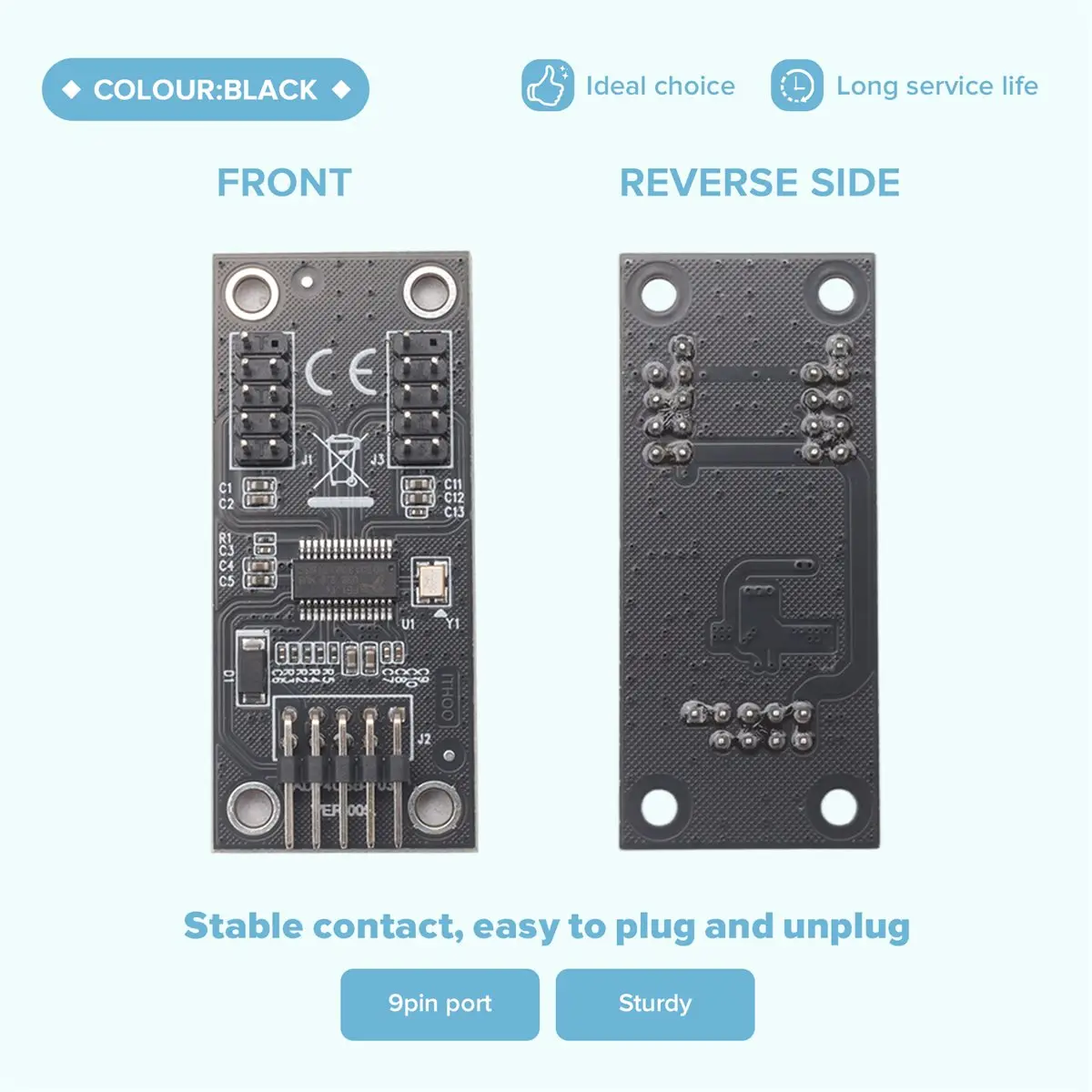 DT1297~USB Hub USB Splitter USB2.0 9Pin to Dual 9Pin Hub Adapter Riser Motherboard USB 9Pin Connector 1 to 2 Extension Cable