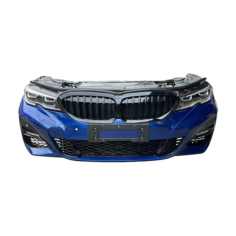 

High-Quality Front Bumper Kit, Full Nose Cut with Active Grille, Headlight Mount Sport