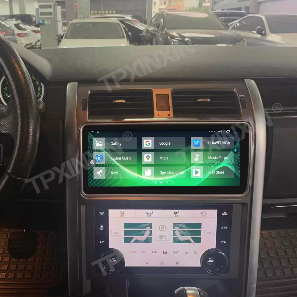 For Land Rover Discovery 3 2004~2009 Android 14 Car Radio Stereo Automotive Multimedia Player GPS Navigation AC Panel Head Unit