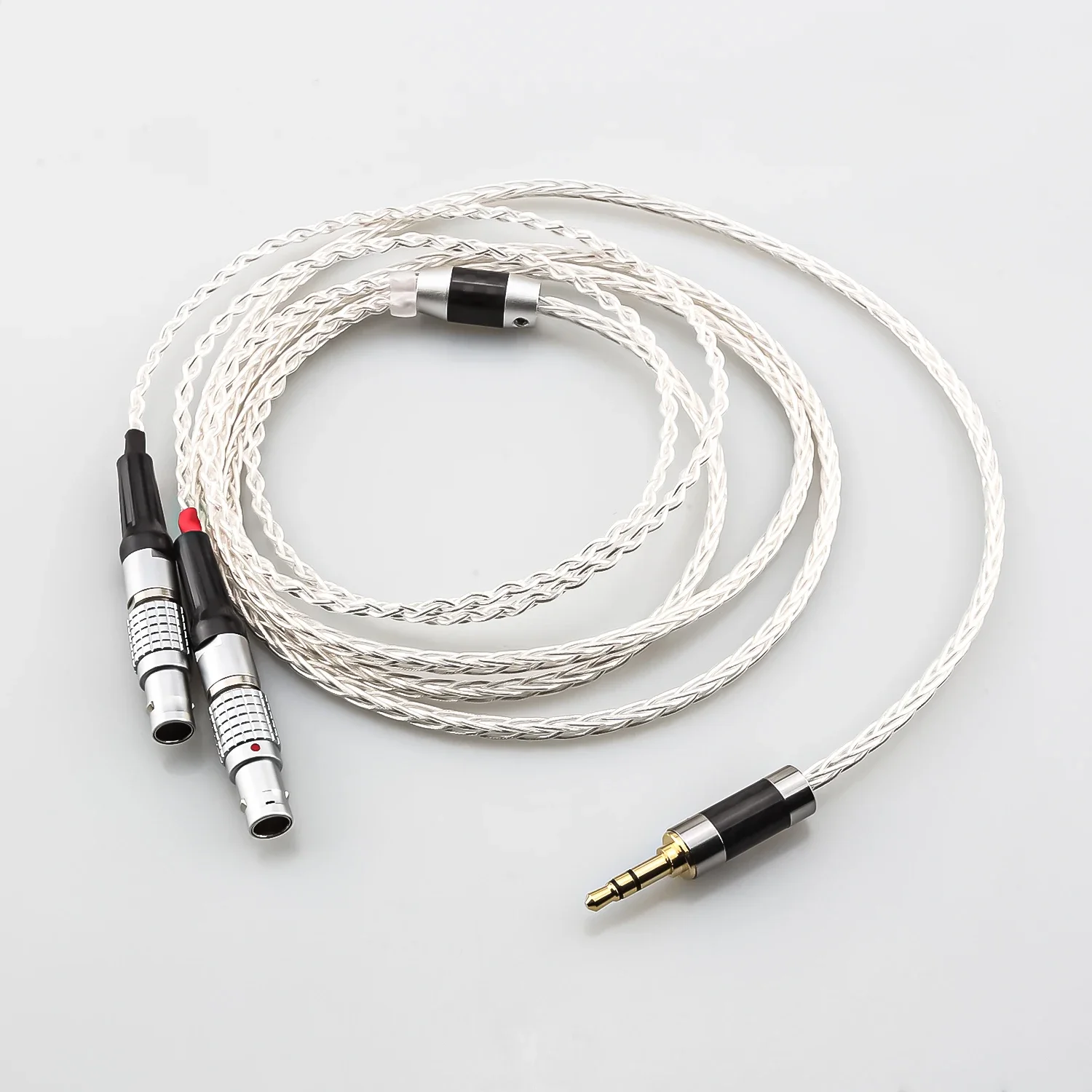 HIFI Silver Comet Taiwan 7N Litz Earbud Upgrade Cable for Focal Utopia ELEAR Headphones Earphone