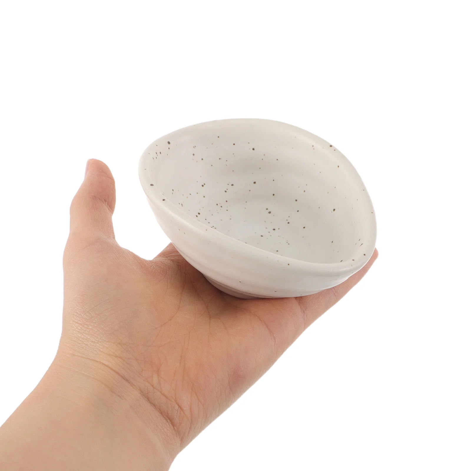 

4Pcs Japanese Style Ceramic Soy Sauce Dish Elegant Creative Dipping Bowls for Home Dining Party Condiment Serving