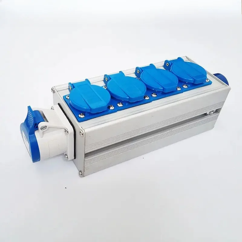 4-way socket power junction box,  stage lighting and sound distribution box, wedding power control box, wiring board