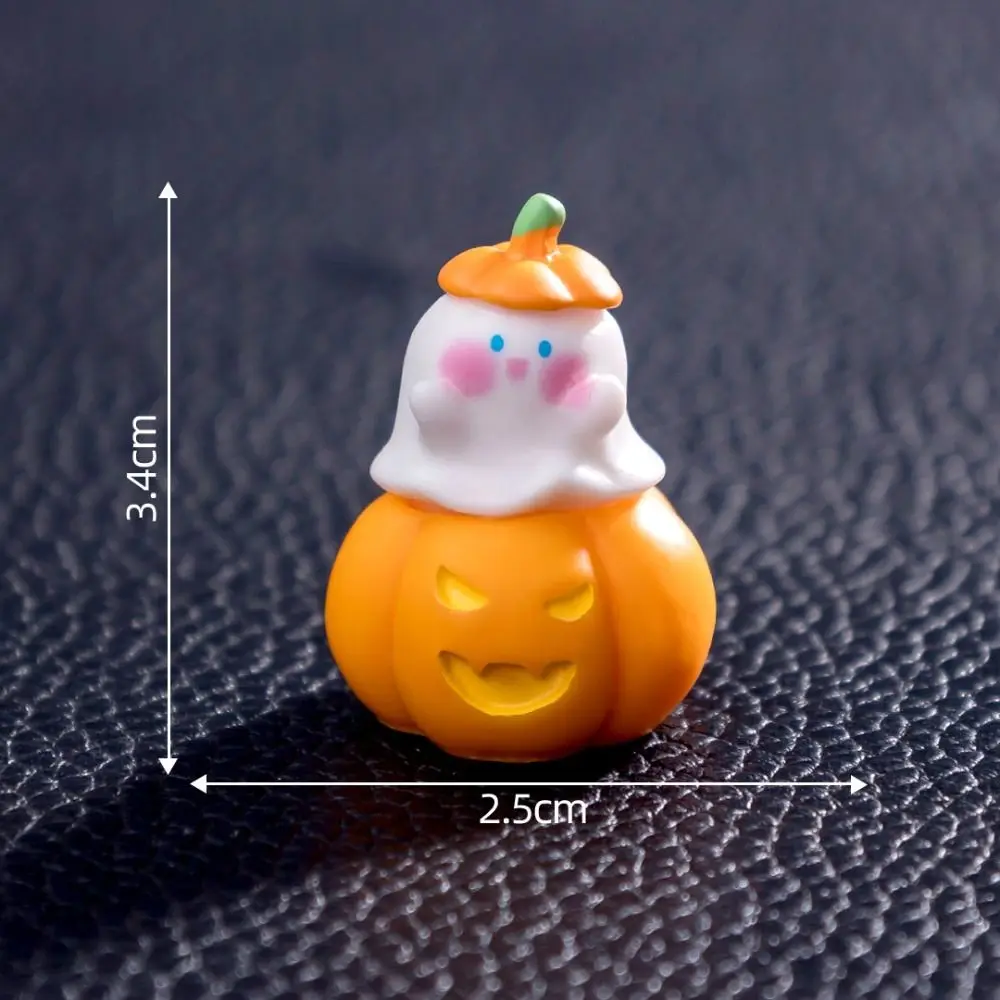 Tombstone Mini Pumpkin Resin Doll Decorate Skull Hallowmas Doll House Accessories Miniature Scene Castle