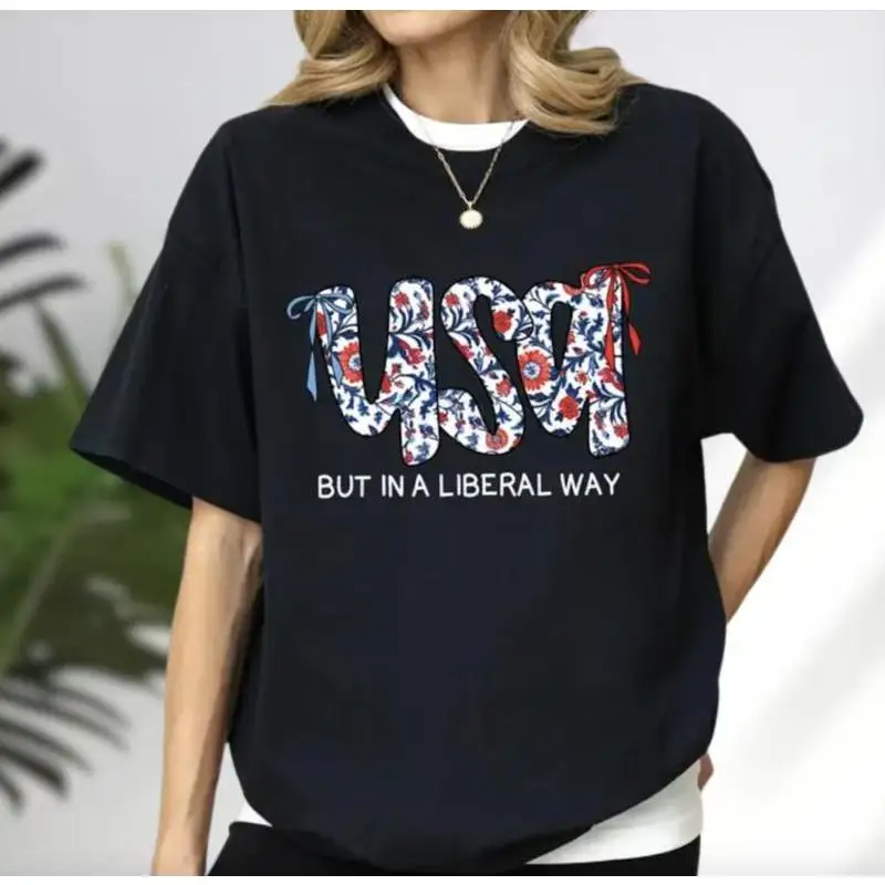 

Retro Radicalized by Basic Decency T-shirt Y2K Daisy Floral Graphic Tee Funny Feminist Tops Vintage Aesthetic Casual Cotton