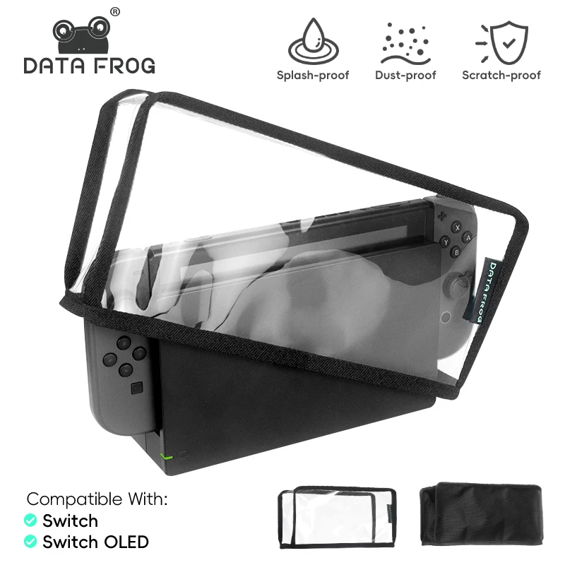 

DATA FROG Switch Пылезащитный чехол для Switch Oled TV Dock Защитный прозрачный чехол для Switch Antipolvo Cover