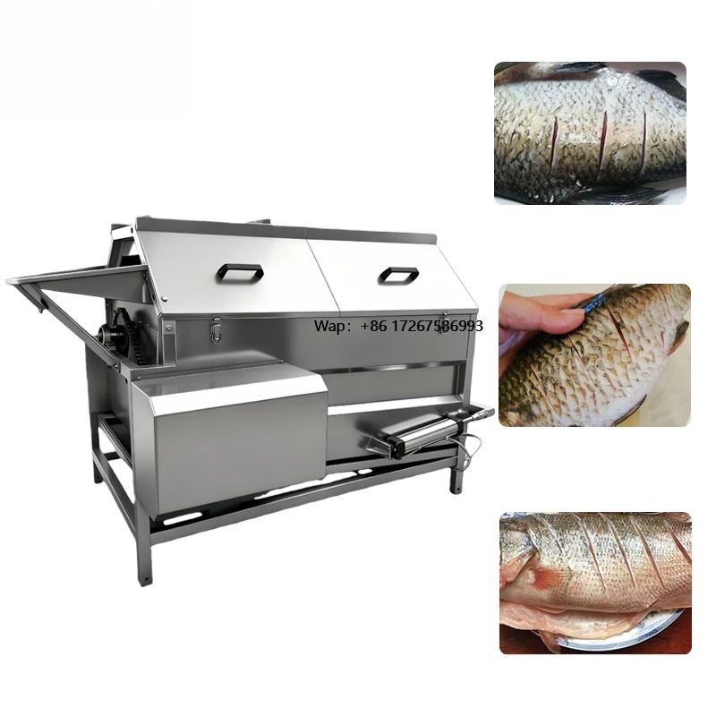 Factory Price Fully Automatic Electronic Fish Scale Remover Scraper Drum Fish Scale Removal Machine Fish Processing Machine