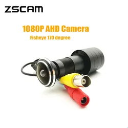 Cámara de seguridad con cable para el hogar, mirilla con Chip IMX323, 1080P, HD, ojo de puerta, AHD/TVI/CVI/CVBS, 2mp, luz de estrella, 0.001 Lux
