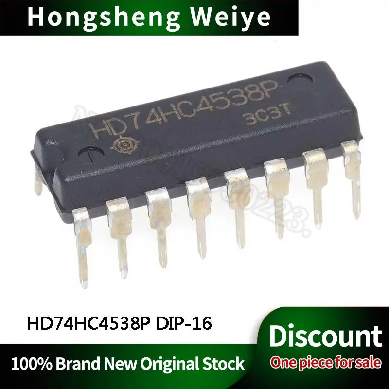 5Pcs 100% New Original HD74HC4538P 74HC4538 in-line DIP-16 IC Chip In Stock DISCOUNT