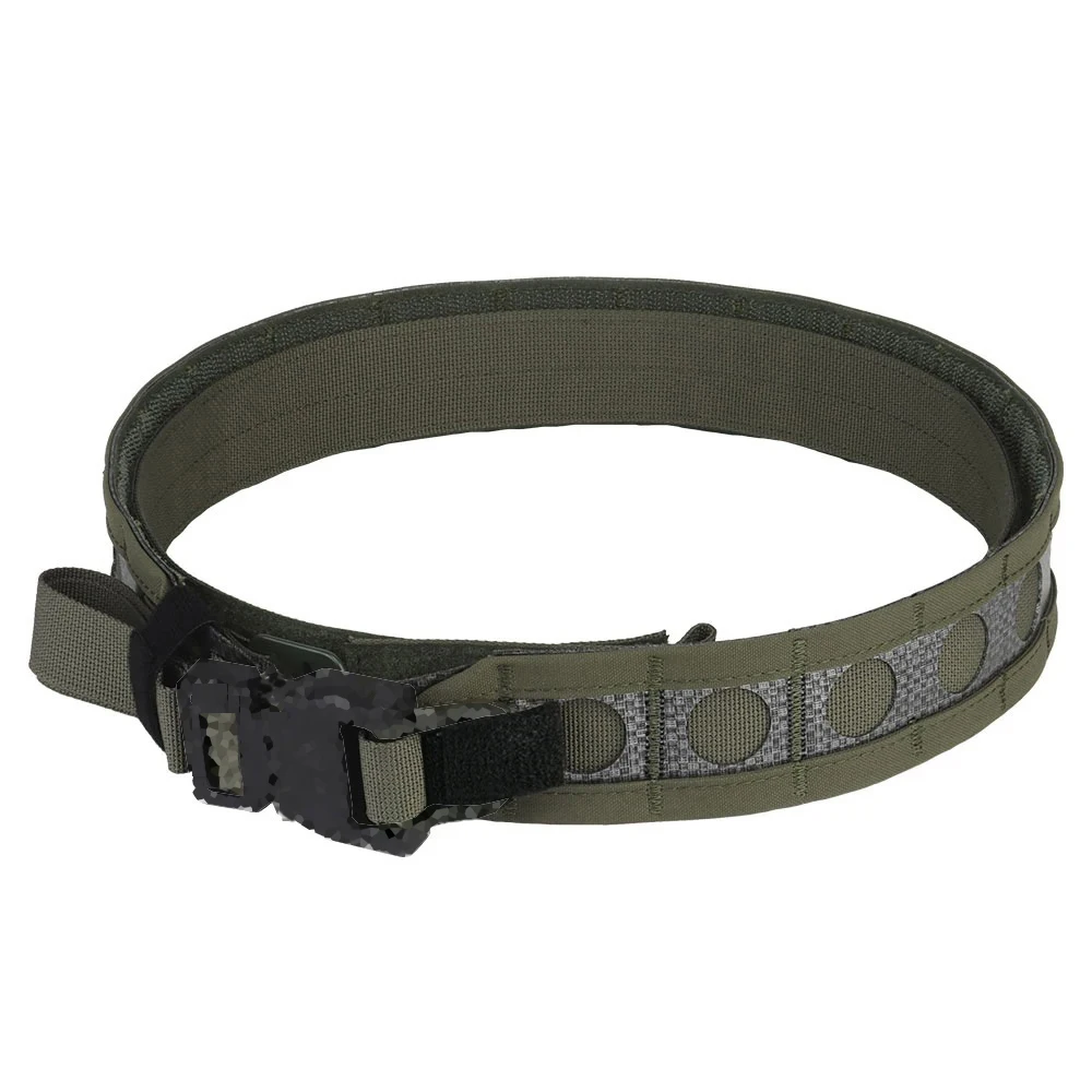 Taktischer Gürtel Ferro Style Bison Kampfgürtel Ranger Grün für Jagd Airsoft MOLLE-Gürtel mit Schnellverschluss-Schnalle Leichtgewicht – Detail 23