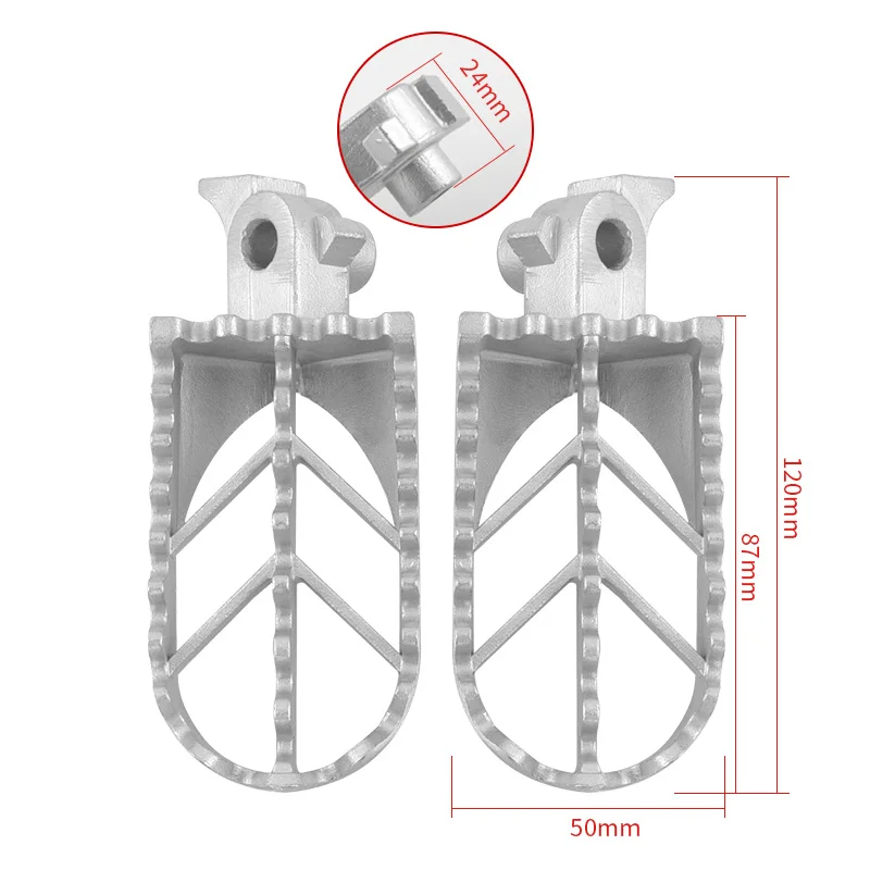 Motorcycle Footpegs Foot Peg Pin Clamp Spring Footrests Stainless Steel Pedal For KTM EXC SX XCW HUSQVARNA FE TC TE TX FX