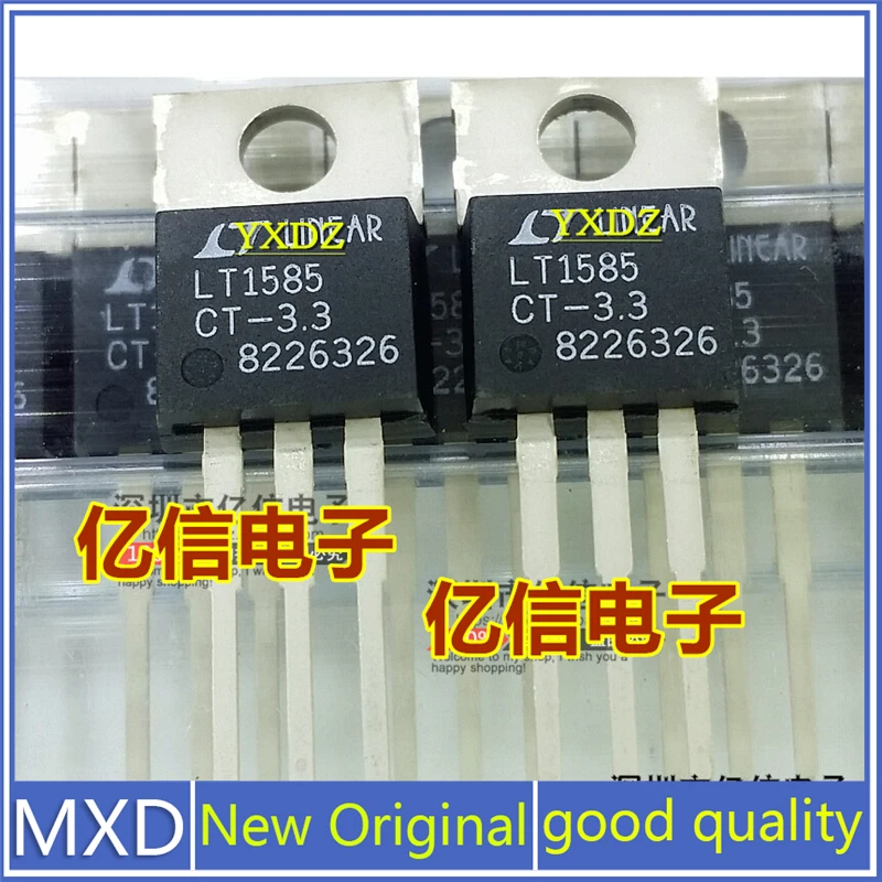 5Pcs/Lot New Original LT1585CT-3.3 LT1585 3.3V Imported Regulator Tube Genuine In Stock Good Quality