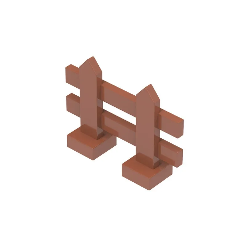 MOC 10PCS 33309W Holz Wand Zaun Bausteine Spezielle Geländer Teil Bricks Kompatibel Partikel Idee DIY Spielzeug Kinder geschenke
