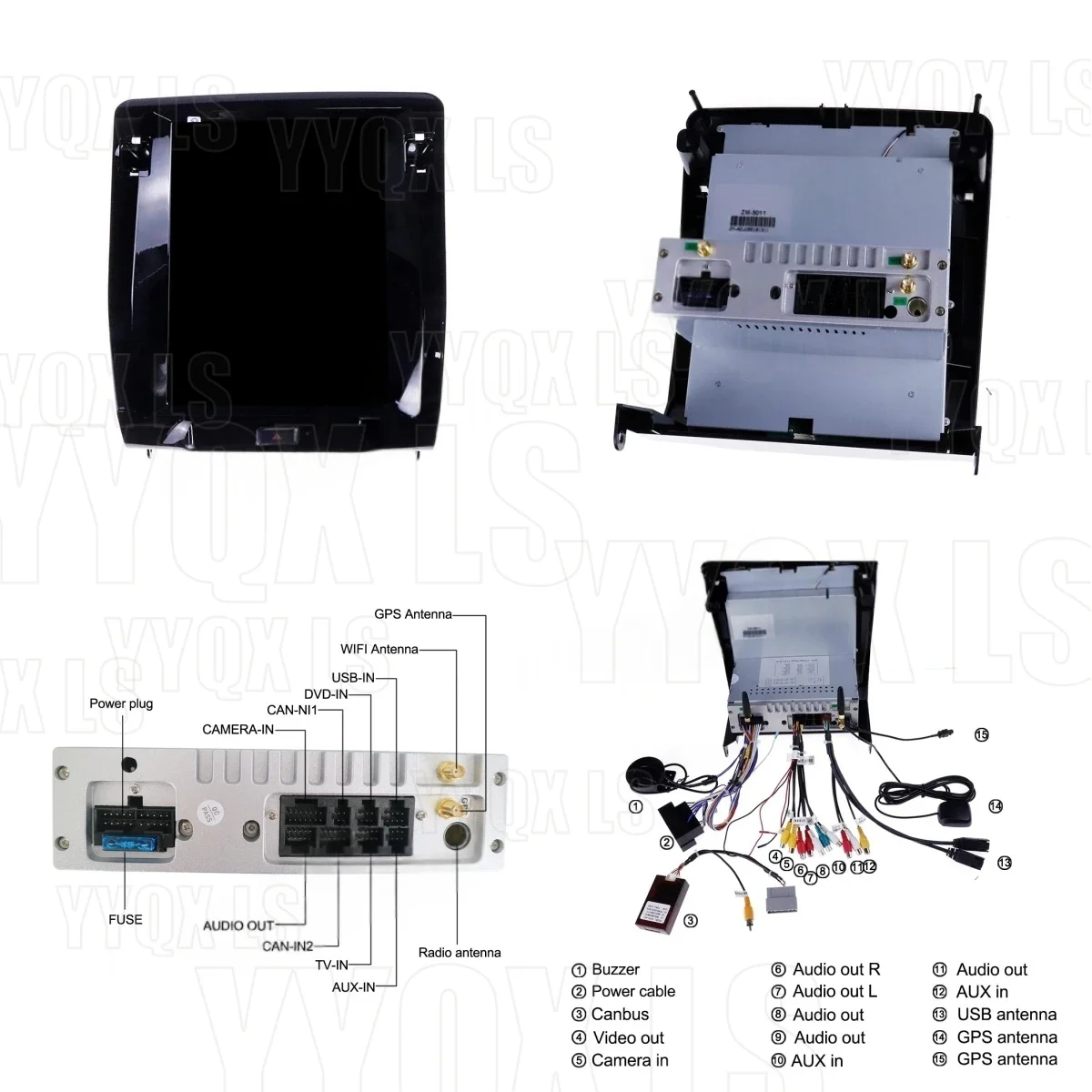 

10.4 inch For Maserati Quattrporte 2013-2017 Automotive Central Multimedia 2 Din Screen Android Car Radio Stereo Heat Unit