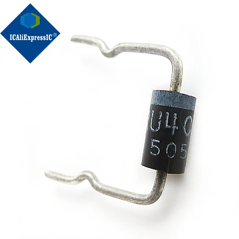 クイックリカバリーダイオードシルバーエッジ、ru4a ru4c ru4ds整流器、10個