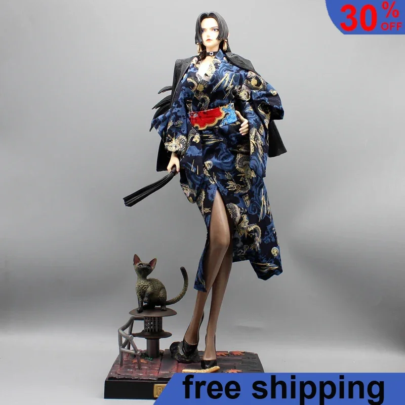 46cm GK ONE PIECE Kimono Uta Empress Scene Figure Animation Two-dimensional Peripheral Large Model Ornament Birthday Gifts Toys